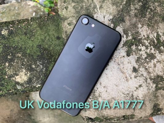 Ghép sim iPhone 7 UK Vodafones BA A1778 Intel bằng sim ghép Pro New