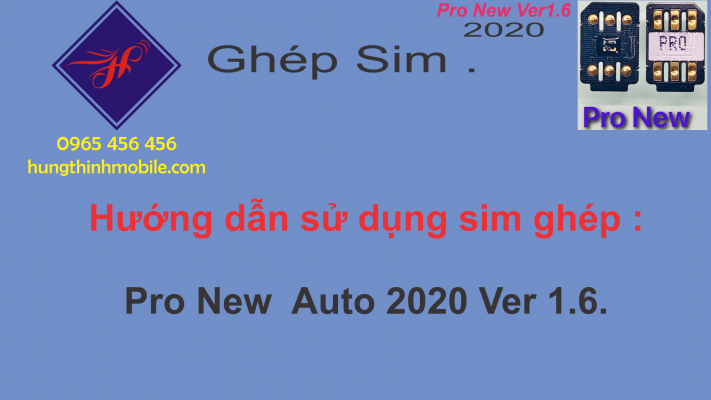 Sim ghép Pro New Auto 2020 Ver1.6