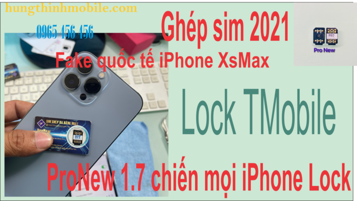 Fake quốc tế iPhone 13ProMax TMobile Ok bằng sim trắng Active Hưng Thịnh Mobile