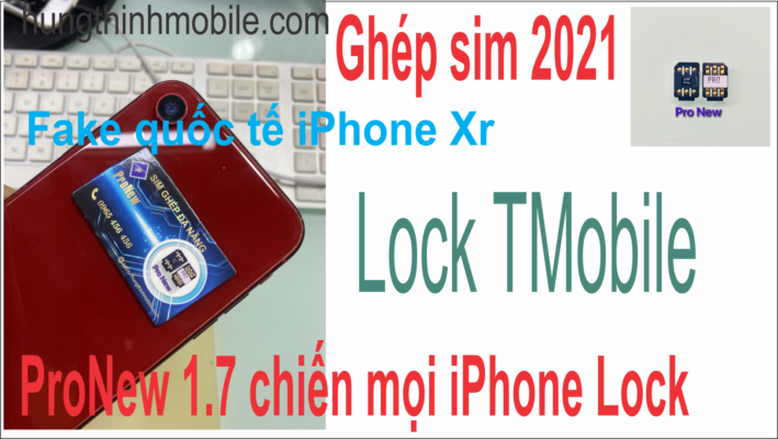 Fake quốc tế iPhone Xr Lock TMobile bằng sim ghép trắng Active
