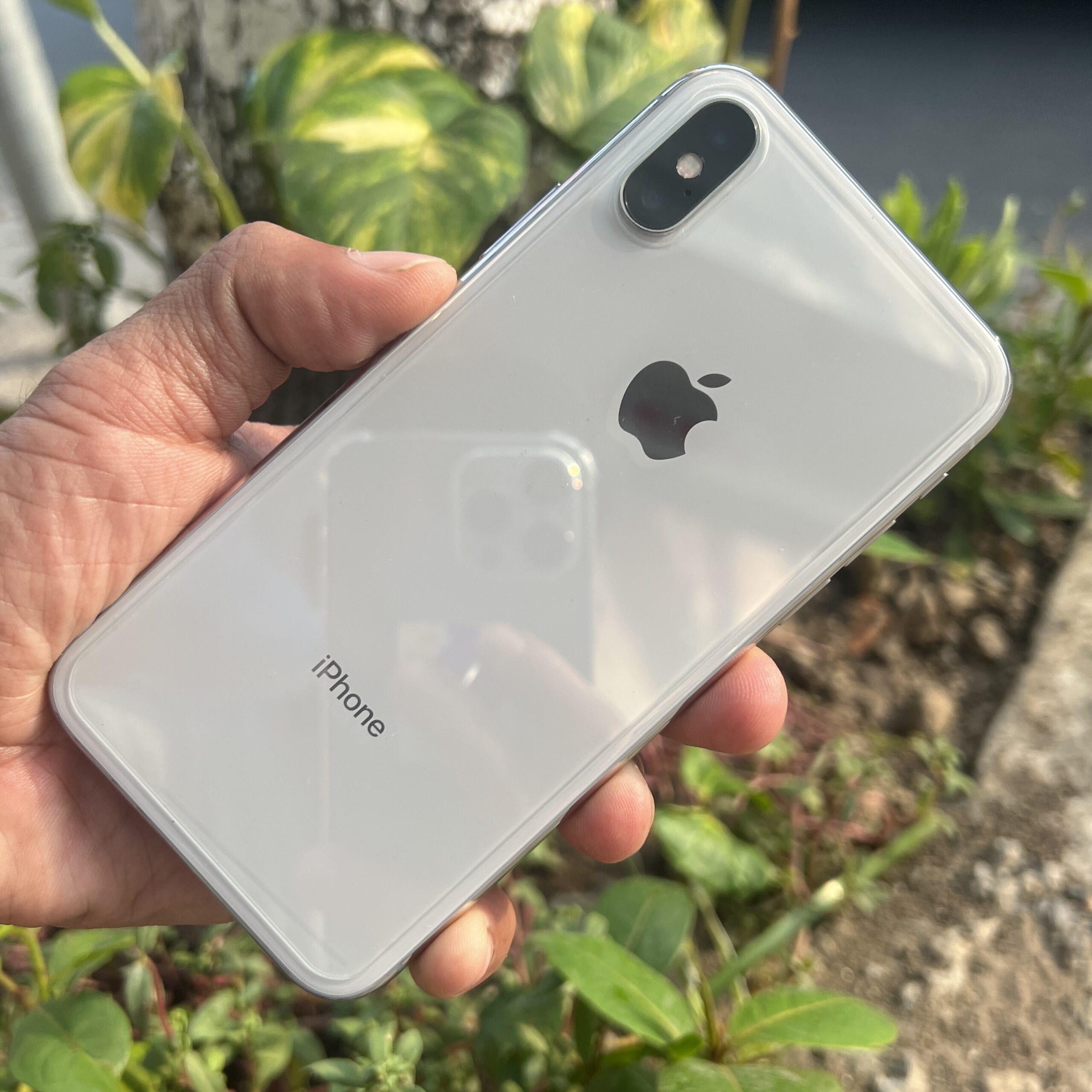 iPhoneX silver 64GB - スマートフォン/携帯電話