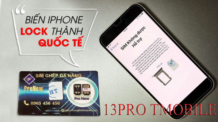 Kích hoạt quốc tế ICCID iphone 13PRO Tmobile