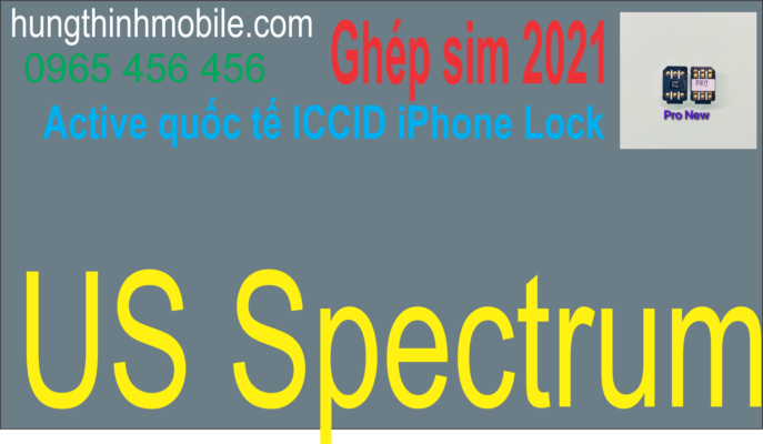 Fake quốc tế iPhone 11Promax Lock Mỹ Spectrum iOS 15.3 bằng sim trắng Active ICCID Yêu cầu: iOS 14.5 trở lên