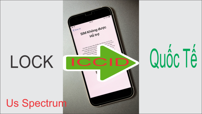 ICCID ngày 12-04-2022 OK ghép sim iPhone 11ProMax Lock Mỹ Spectrum iOS 15.4.1