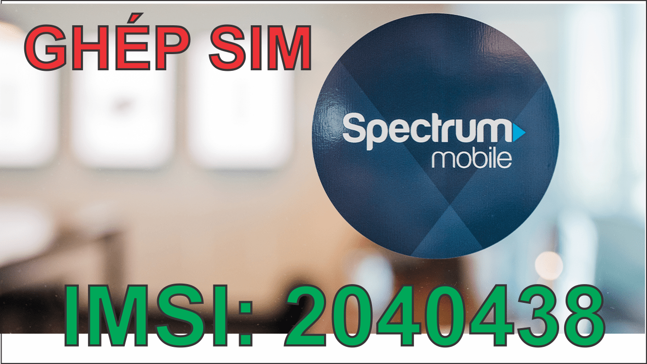 Ghép sim thủ công IMSI iPhone 13ProMax Lock US Spectrum iOS 15.5 bằng ProNew 1.7 Sóng 4G vivu