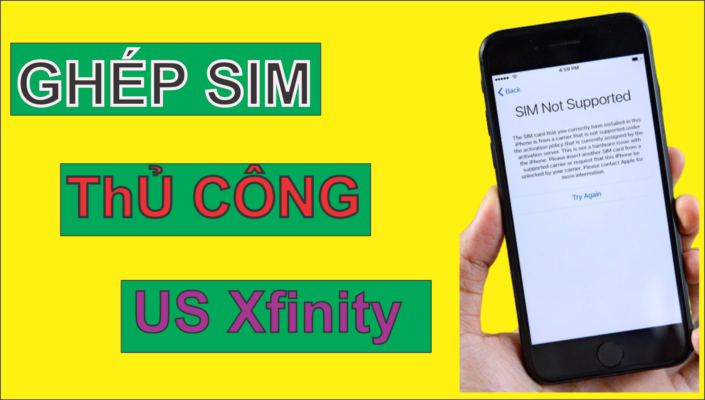 Ghép sim Ghép sim IMSI iPhone Xs  Lock Xfinity ( mạng con Verizon )  iOS 15.4.1 bằng sim ghép ProNew 1.7