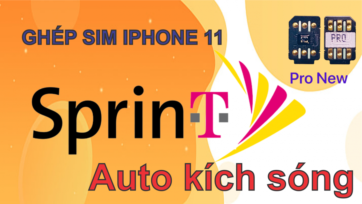 Ghép sim iPhone 11 Lock Mỹ US Sprint iOS 15.4.1 thành quốc tế