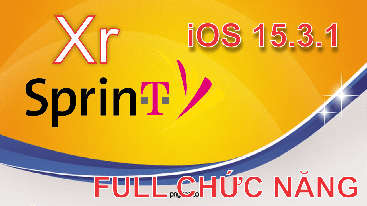 Ghép sim iPhone Xr Lock Us Sprint iOS 15.3.1 Full chức năng