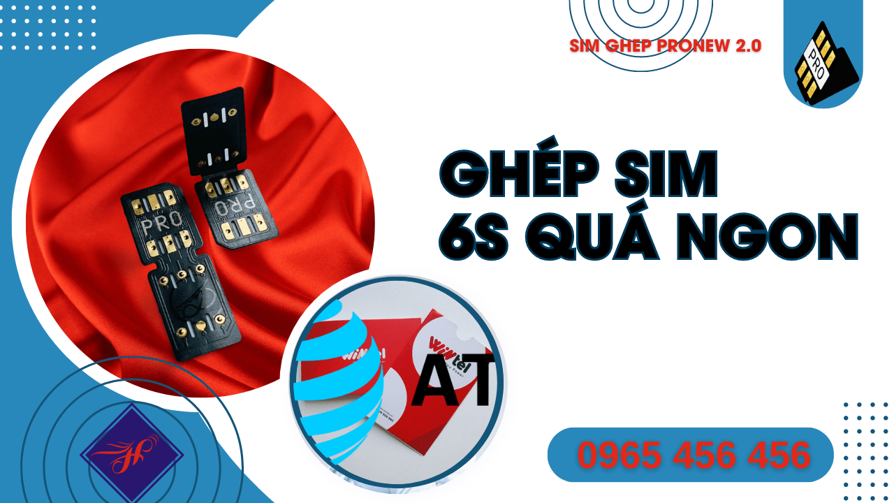 Hướng dẫn ghép sim iPhone 6S Lock Us ATT iOS 11.2 bằng sim ghép ProNew 2.0 All in One