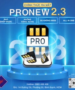 Sim ghép ProNew 2.3 All In One Fix Full như quốc tế.