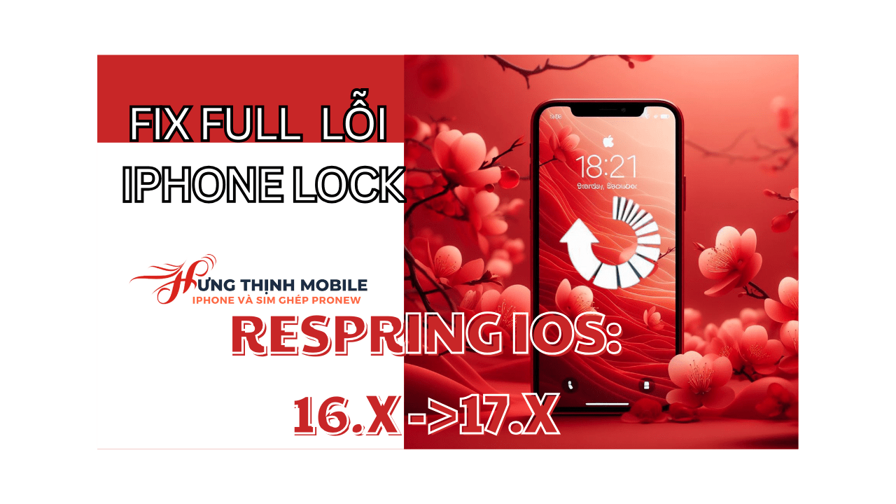 Fix full lỗi, tiktok Shop, danh bạ, iMess, FaceTime... iphone Lock iOS 16 17
