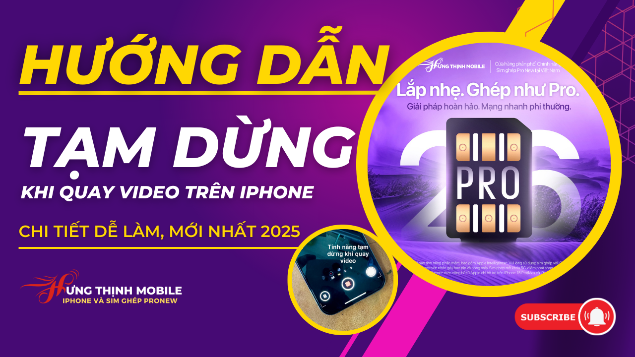 Khám phá tính năng Tạm dừng khi quay video trên iPhone iOS 18 giúp bạn chuyển cảnh mượt mà, lấy nét nhanh mà không cần chỉnh sửa. Hướng dẫn chi tiết cách sử dụng và mẹo tối ưu video chuyên nghiệp!