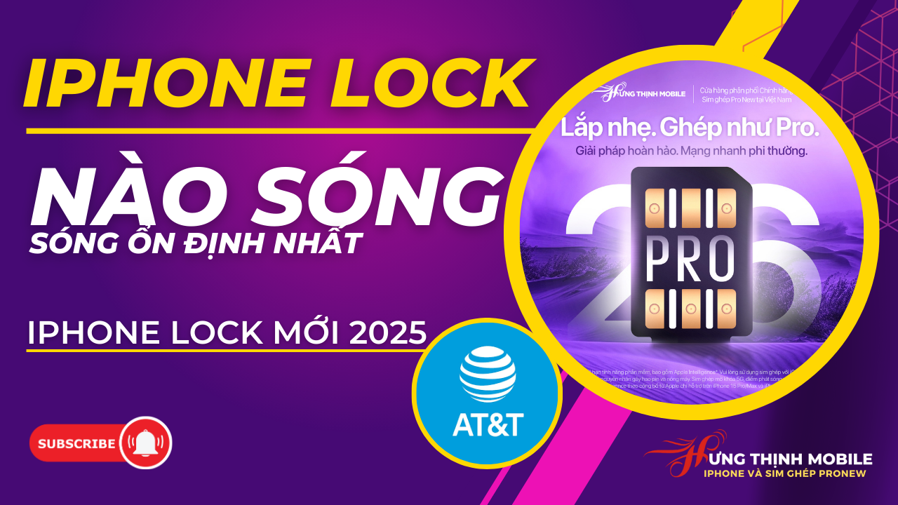 Hướng Dẫn Ghép SIM iPhone Lock Không Lỗi, Sóng Ổn Định Như Quốc Tế