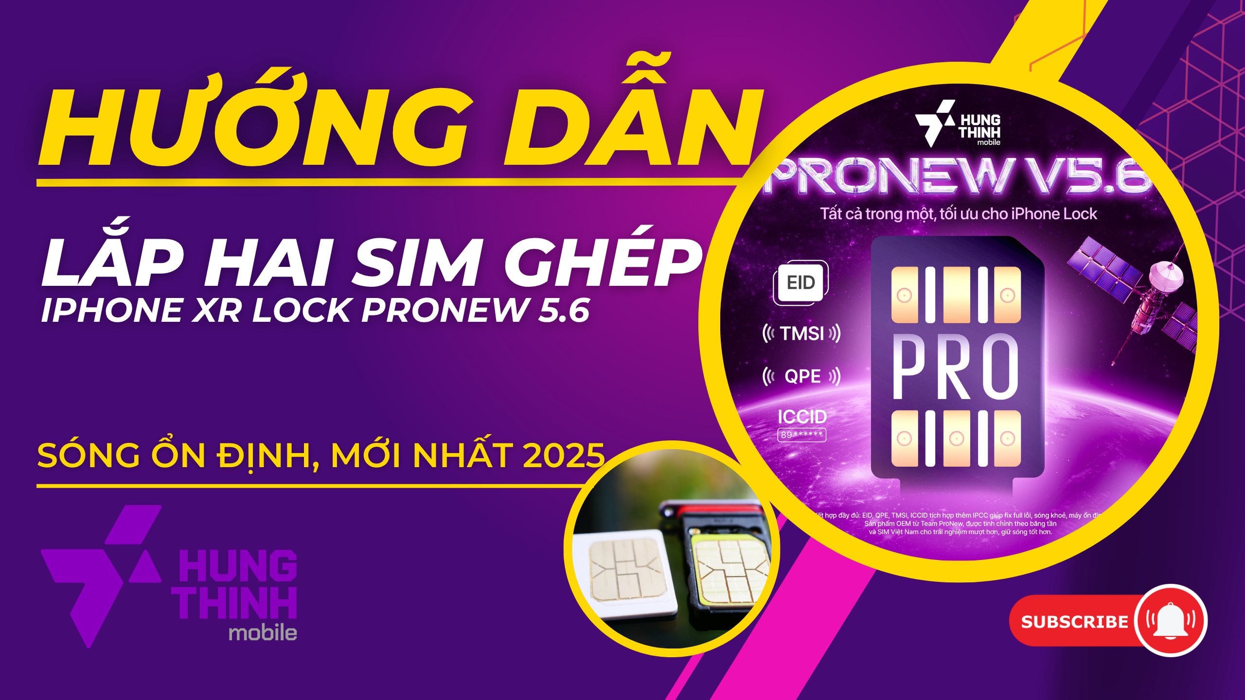 Cách Ghép 2 SIM Cho iPhone Xr Lock Bằng SIM Ghép ProNew 5.6 – Dùng Như Quốc Tế!