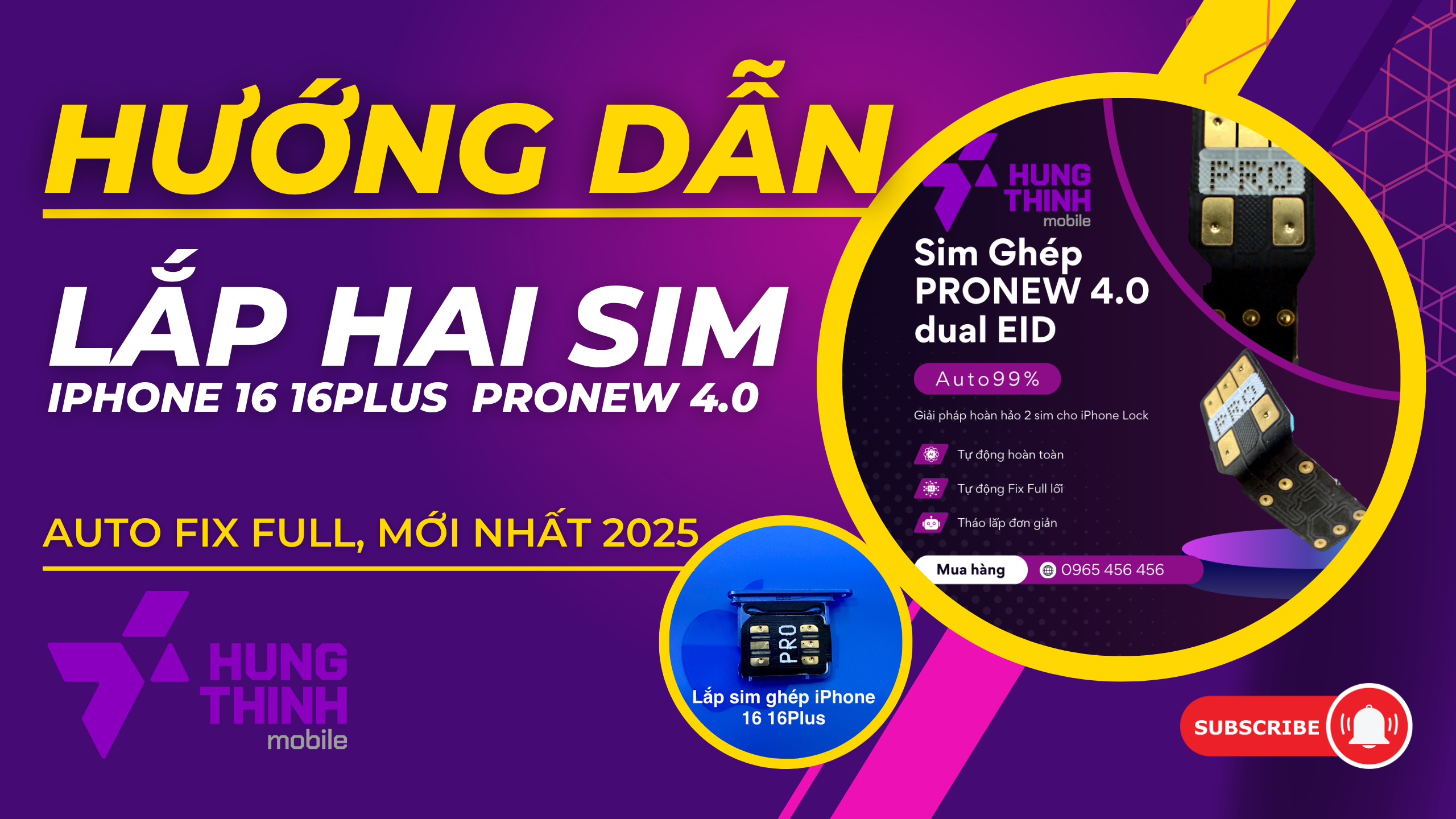 CÁCH LẮP 2 SIM CHO IPHONE 16 | 16 PLUS LOCK BẰNG SIM GHÉP PRONEW 4.0 DUAL – FULL MEP, MƯỢT NHƯ QUỐC TẾ!