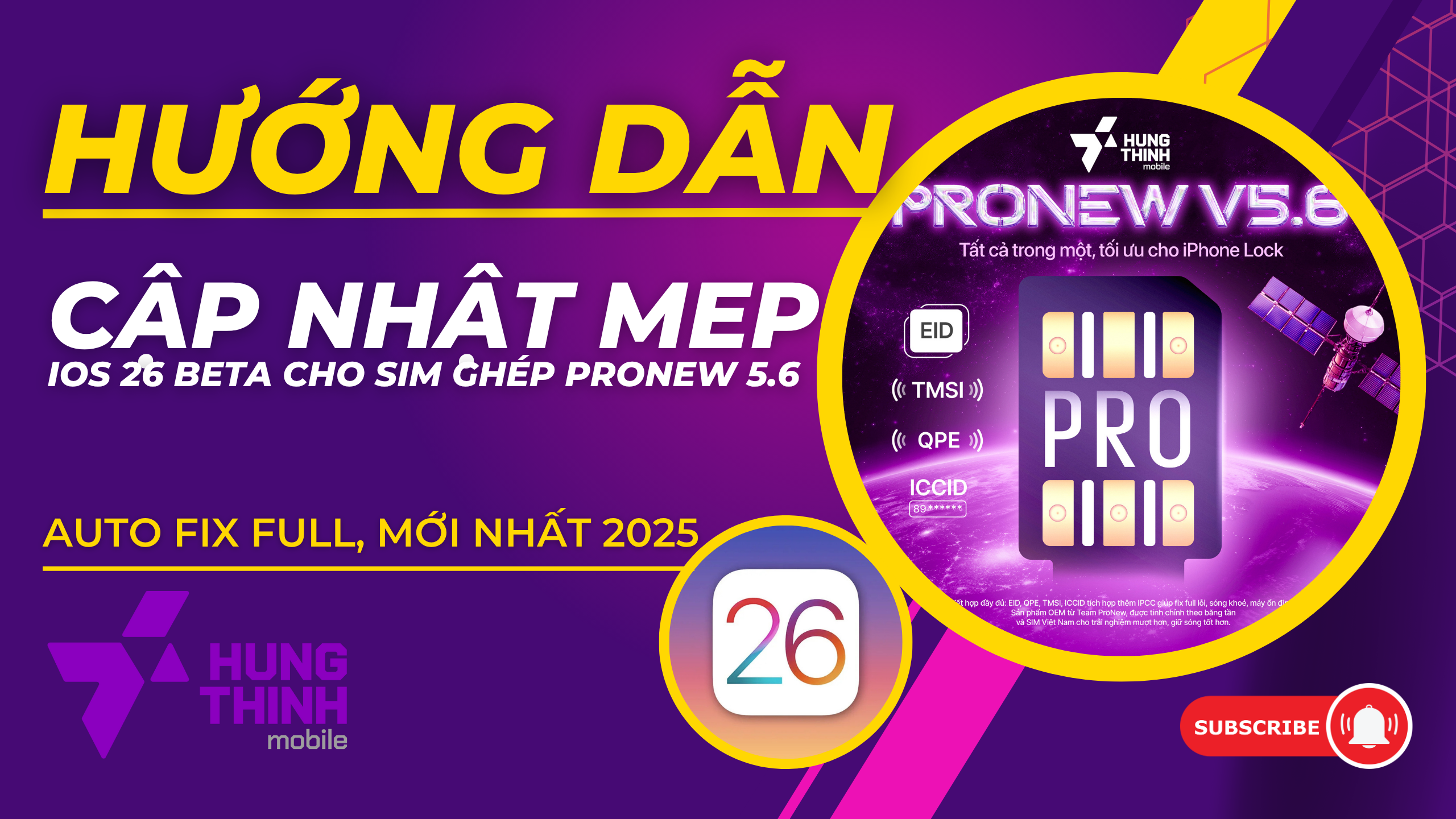 Cập nhật MEP cho SIM ghép ProNew 5.6 All in One – Tương thích iOS 26 mới nhất