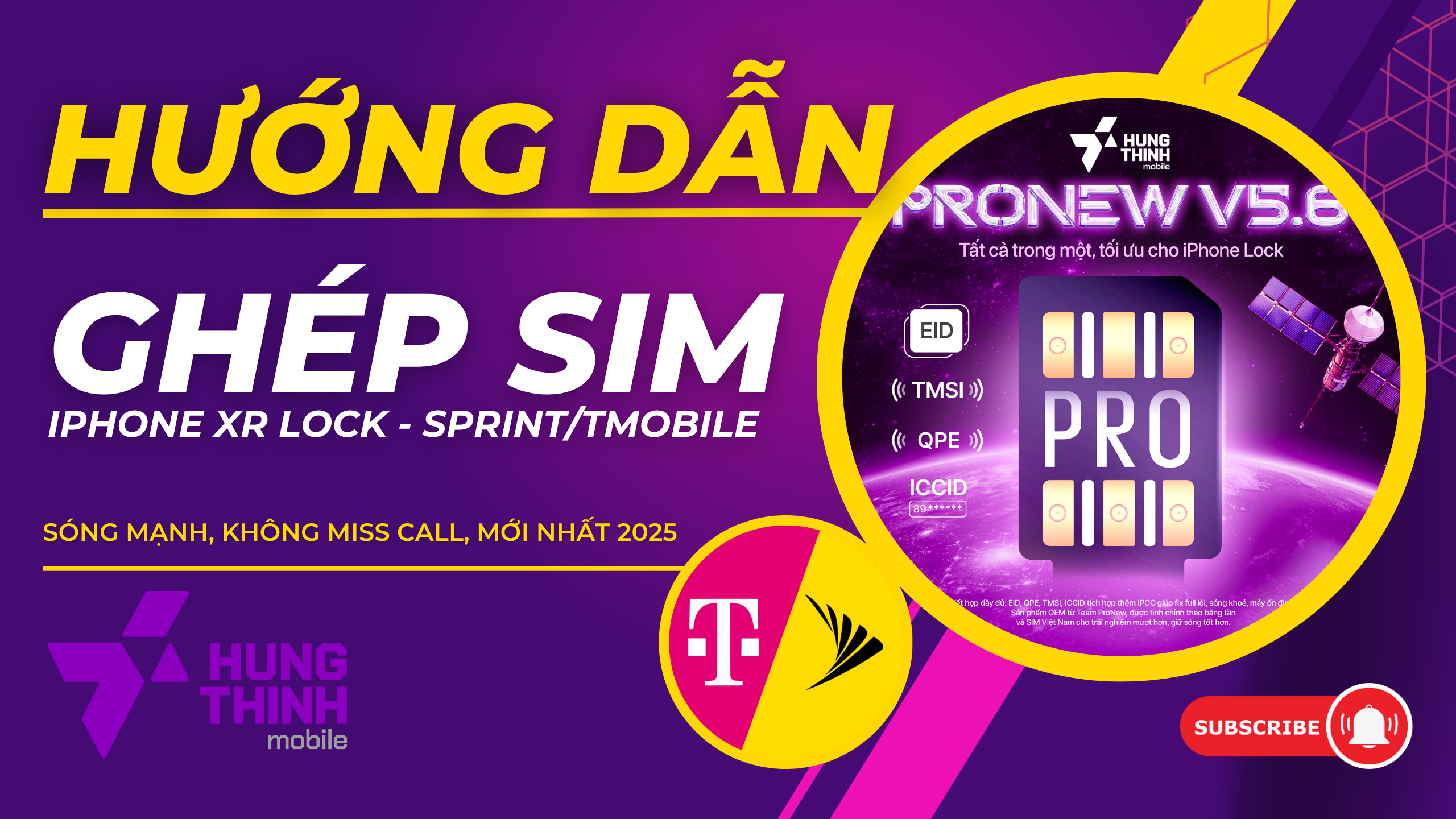 Ghép Sim iPhone XR Lock Sprint T-Mobile Bằng ProNew 5.6 | Sóng Mạnh, Dùng Như Quốc Tế