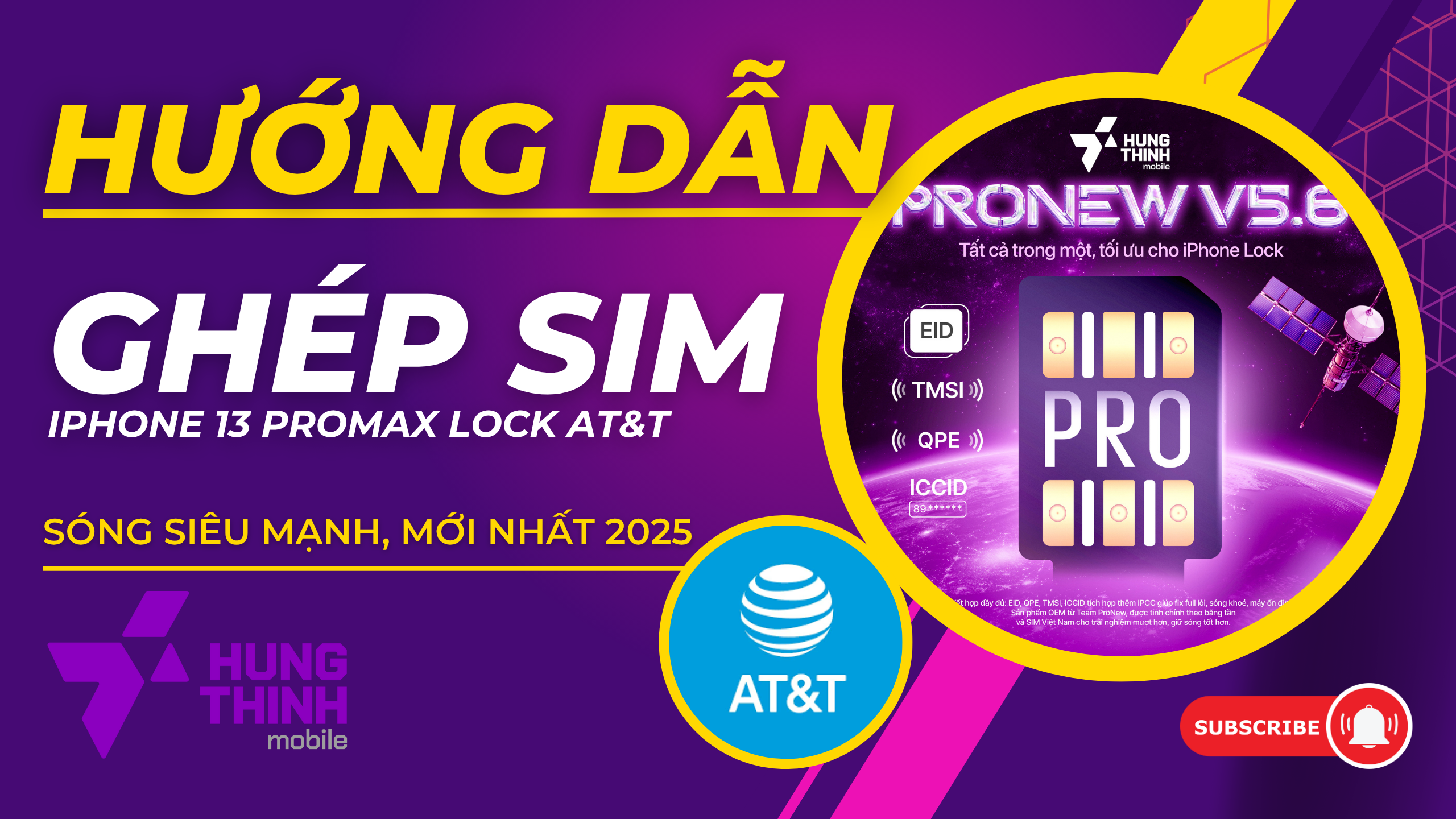 iPhone 13 Pro Max Lock AT&T Ghép SIM Mượt Như Quốc Tế Với ProNew 5.6
