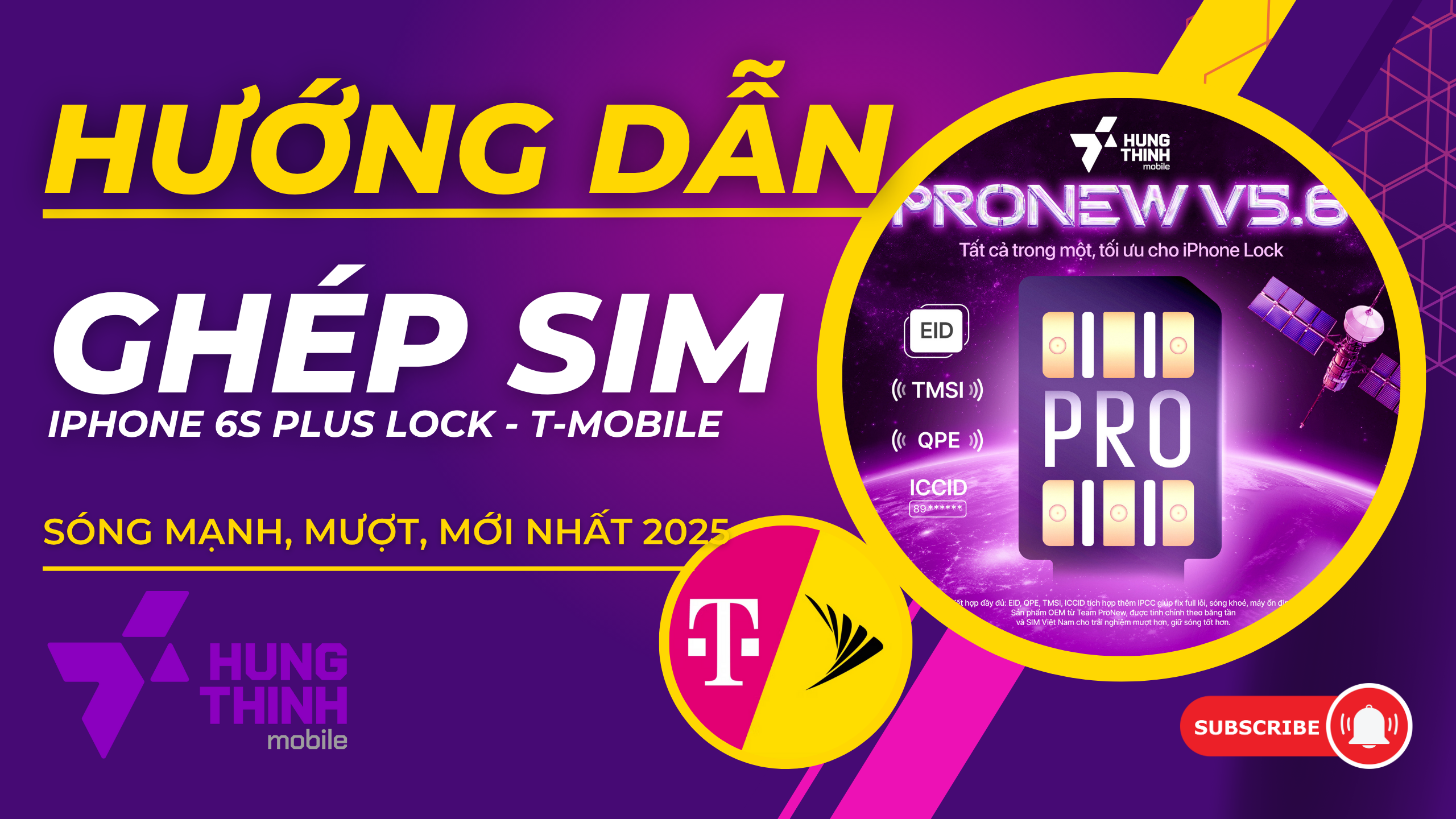 GHÉP SIM IPHONE 6S PLUS LOCK T-MOBILE BẰNG SIM GHÉP PRONEW 5.6 – SÓNG ỔN, KHÔNG MISS CALL