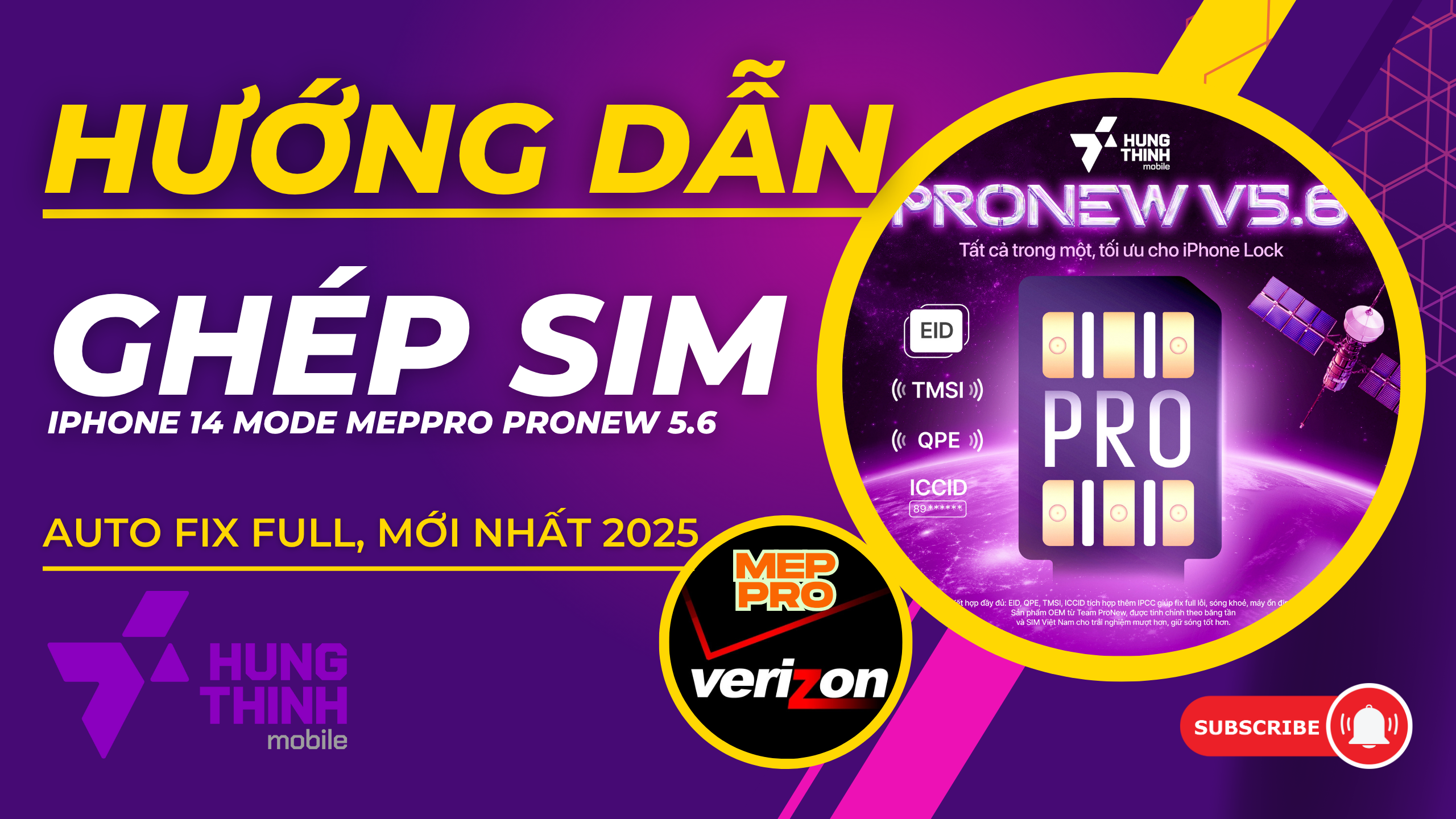 Ghép Sim iPhone 14 Lock Verizon Bằng ProNew 5.6 – Auto Full Như Quốc Tế
