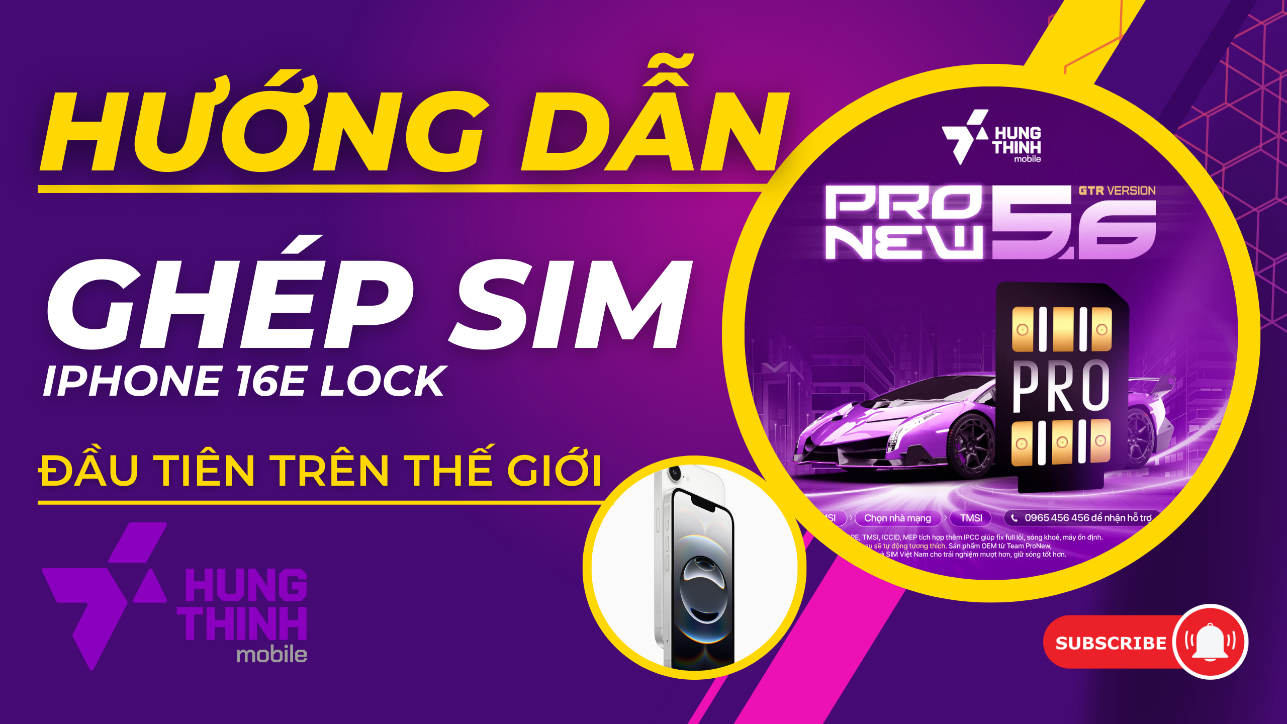 iPhone 16e Lập Kỷ Lục Thế Giới Cùng Sim Ghép ProNew 5.6 GTR