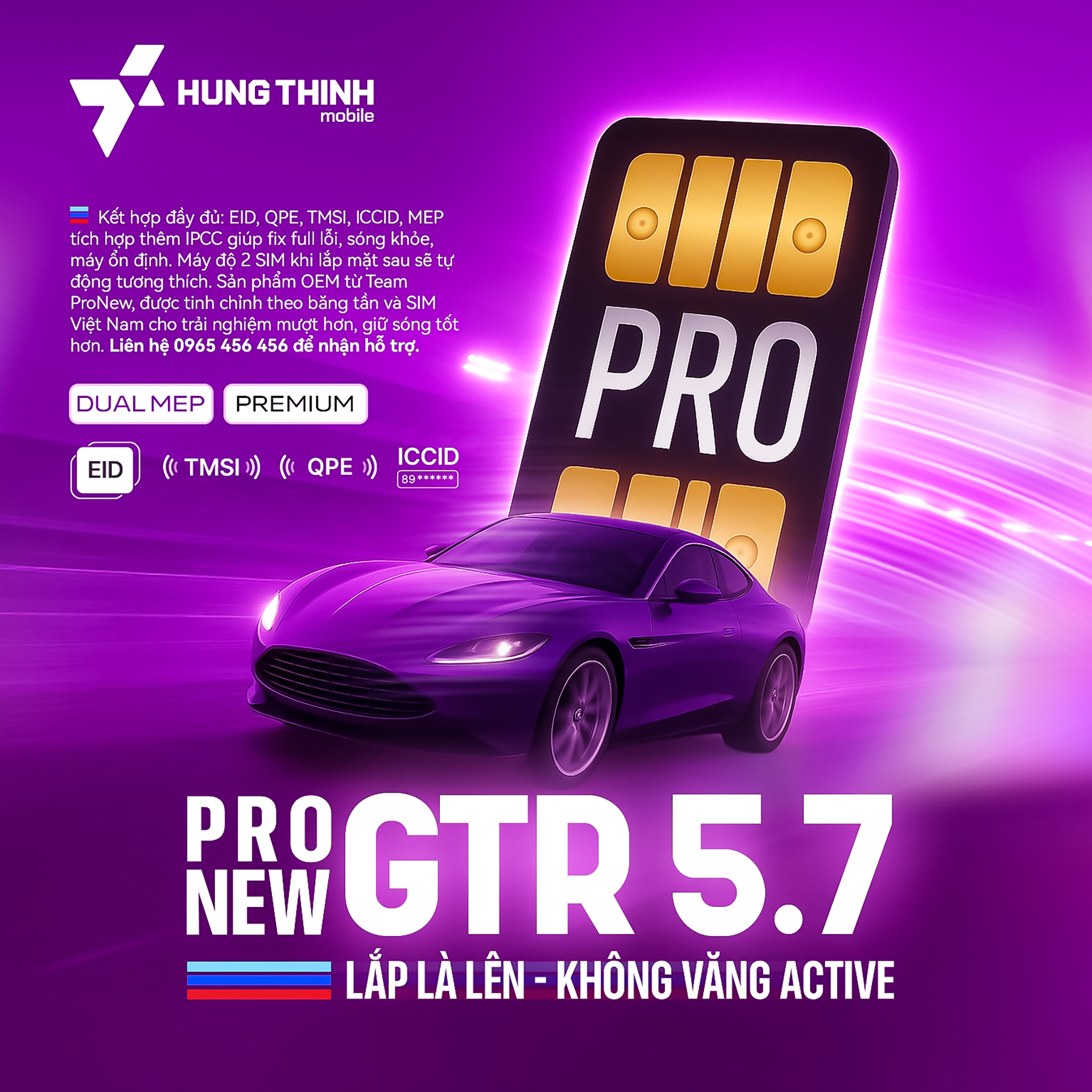 Sim ghép ProNew 5.7 GTR