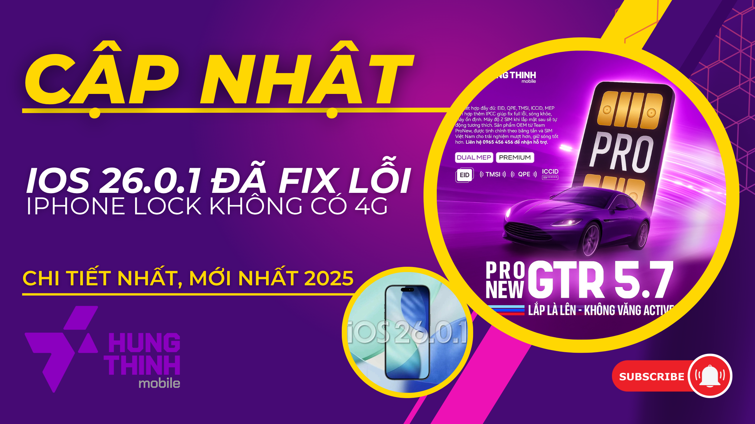Cập nhật mới nhất iOS 26.0.1: Apple đã fix lỗi iPhone Lock mất 4G và không có ứng dụng SIM.