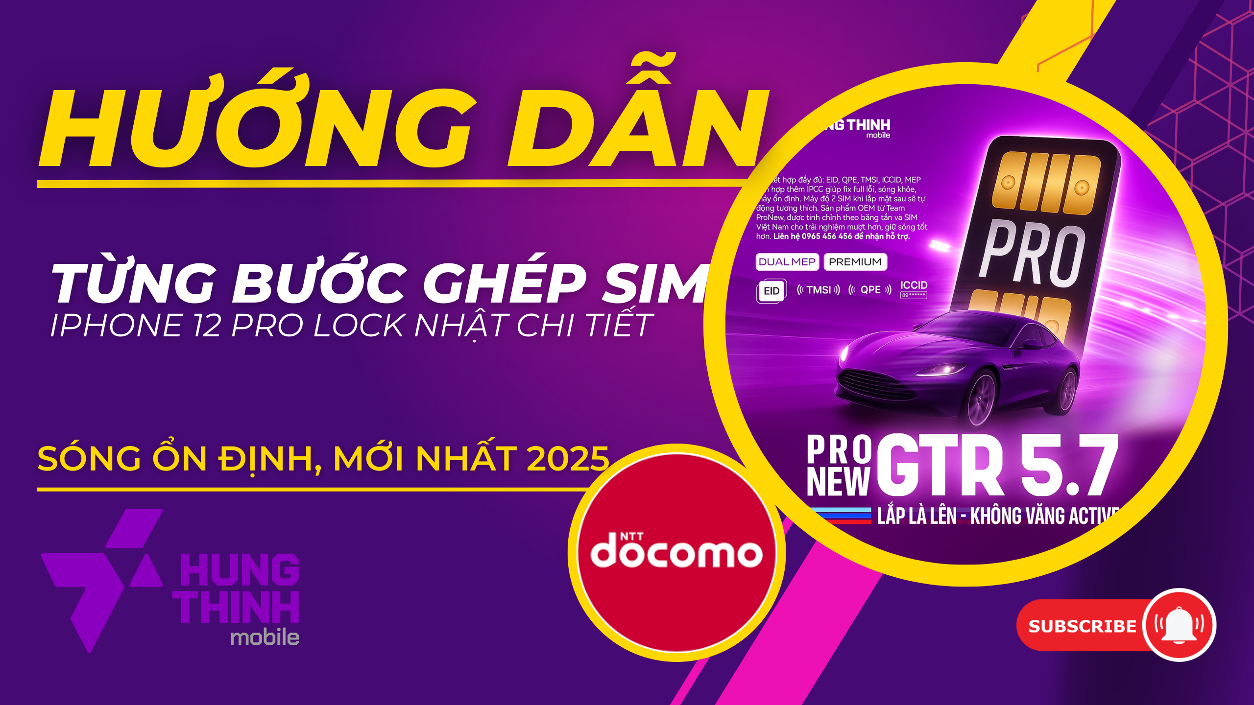 Ghép sim iPhone 12 Pro Lock DOCOMO bằng ProNew 5.7 GTR — Từng bước cực dễ