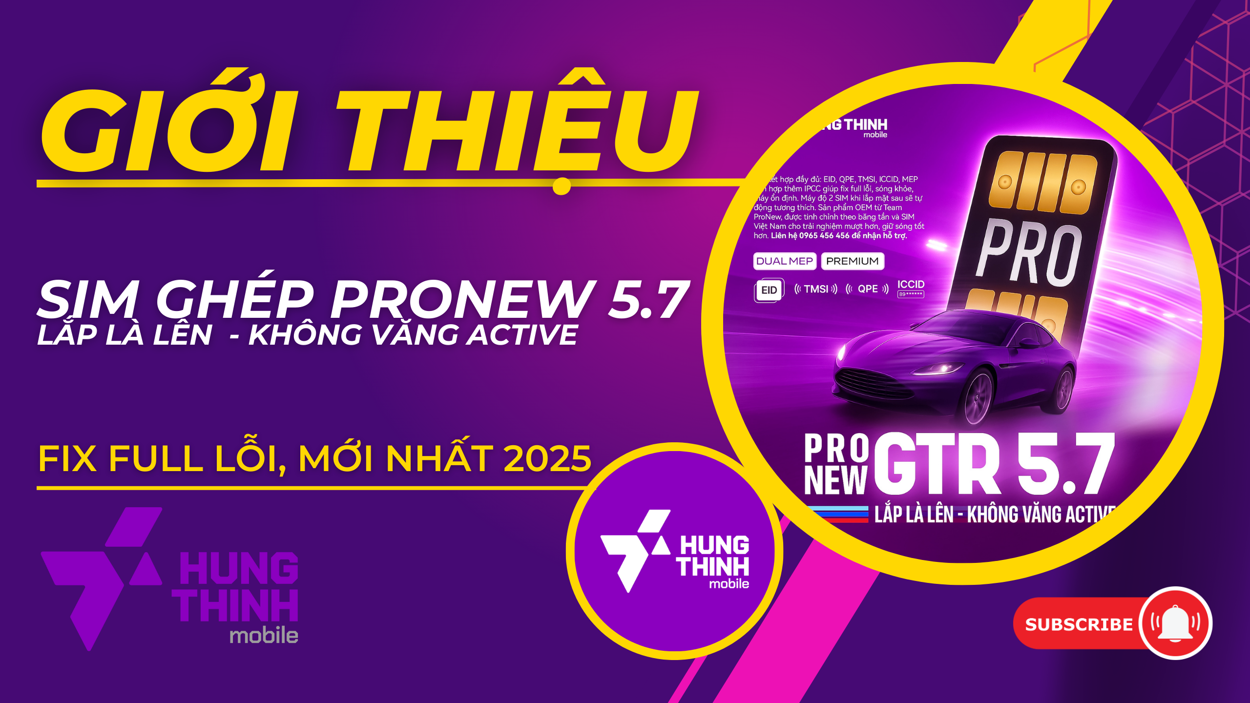 Sim Ghép ProNew 5.7 GTR – Lắp Là Lên, Không Văng Active Cho iPhone Lock
