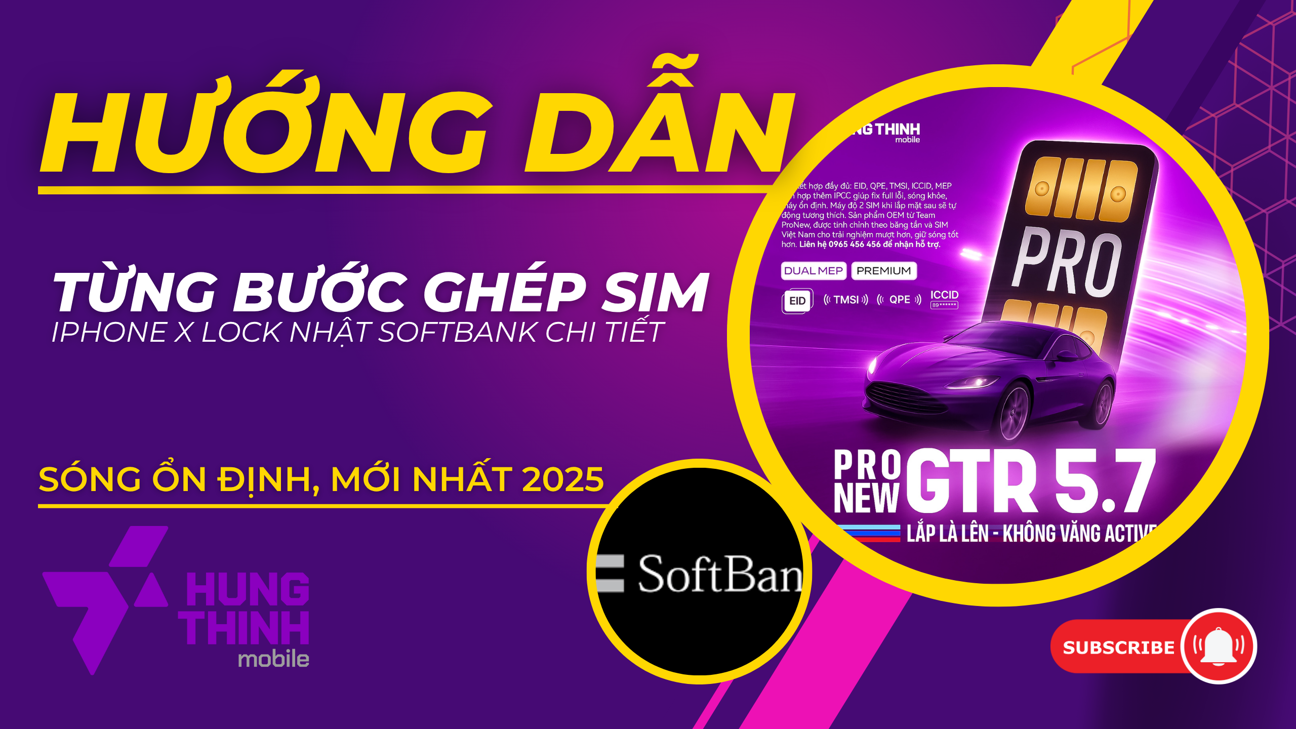 Hướng dẫn ghép sim iPhone X Lock Nhật Softbank cực dễ bằng ProNew 5.7 GTR