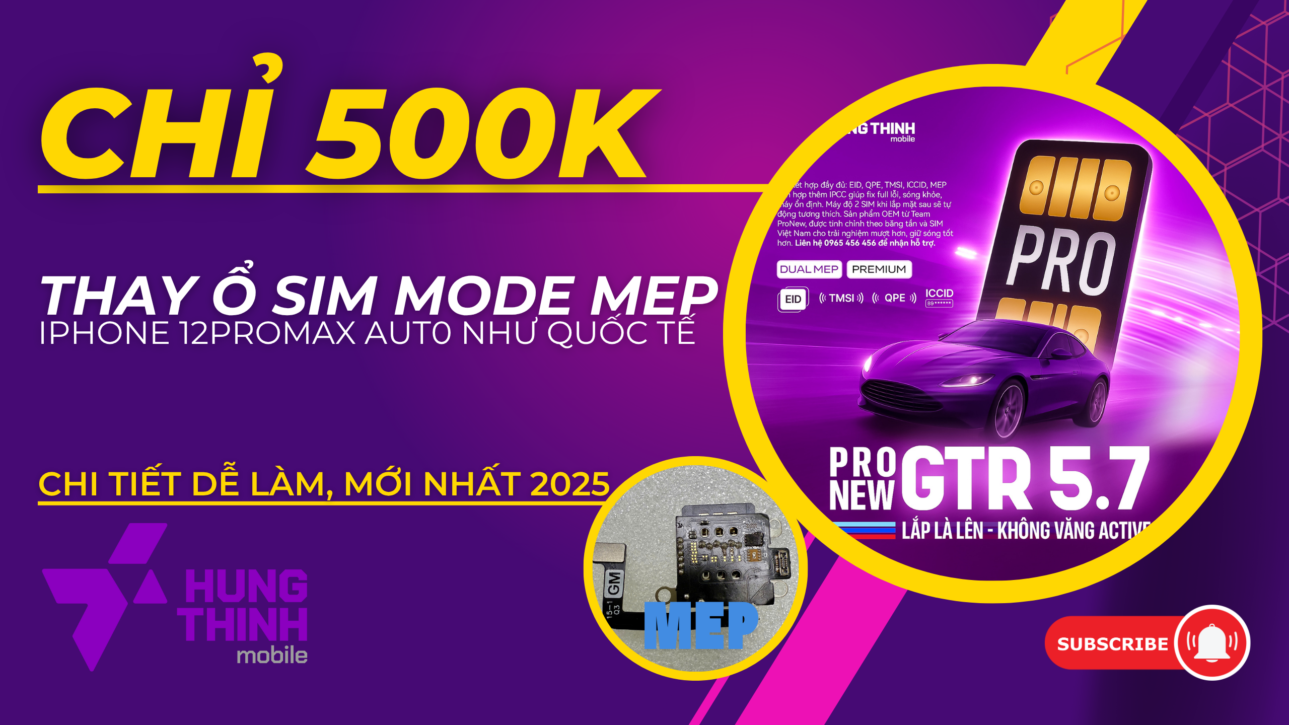 Thay ổ SIM mode MEP cho iPhone 12 Pro Max Lock – Auto như quốc tế chỉ 500k tại Hưng Thịnh Mobile