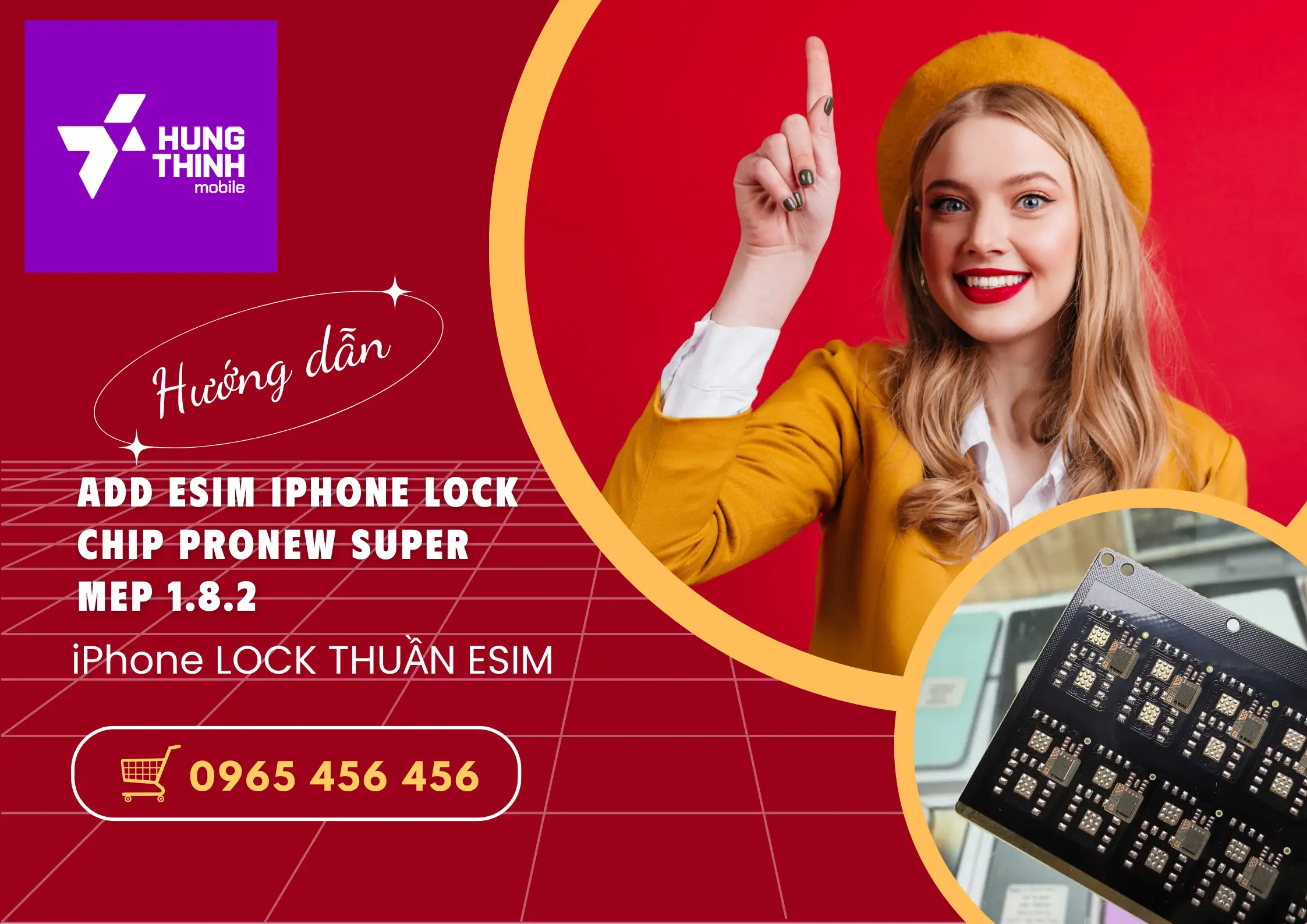 Hướng dẫn add eSIM iPhone Lock (độ thuần eSIM) – Không cần SIM vật lý, làm tại nhà